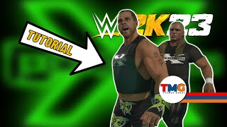 WWE 2K23  DX Tutorial With Music Creations Moitions [upl. by Yltneb]