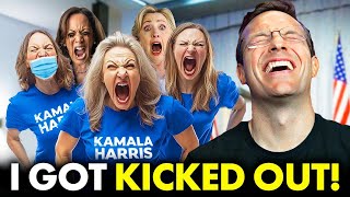 I Got Kicked OUT Of A Kamala ‘Rally’ Campaign Called COPS On Me For EXPOSING Their EMPTY Event 🤣 [upl. by Mill]