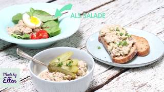 Tonijnsalade  2x recepten voor op salade en brood [upl. by Kiah]