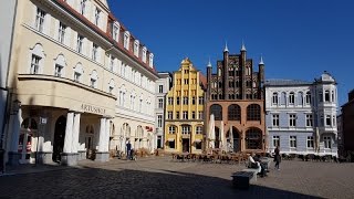 Altstadt und Hafen von Stralsund in 4 KUHD [upl. by Yerhpmuh]