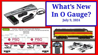 New O Gauge Products For July 9 2024  Menards Track MTH Electric Trains and More [upl. by Yaja]