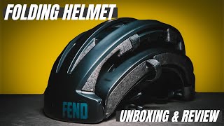 UNBOXING amp REVIEW Fend Folding Helmet [upl. by Parrott]