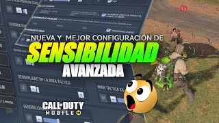 MI NUEVA SENSIBILIDAD PERFECTA Y EXACTA PARA SER PRO  CALL OF DUTY MOBILE  Trucos y Consejos BR [upl. by Ibot]