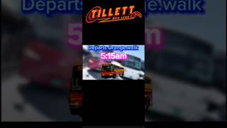 O Tillett bus line New bus run belize [upl. by Irak]