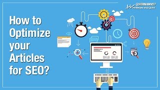 How to Do On Site SEO  Optimizing an Article for On Page SEO  Hernan Vazquez [upl. by Acinorev162]