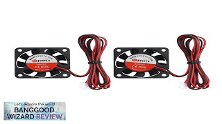 2PCS 4010 404010mm 24V 008A Hydraulic Bearing Radiator Super Silent Cooling Fan Review [upl. by Sinnaoi5]