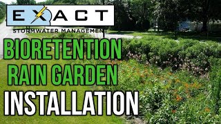 Stormwater BMP Bioretention  Rain Garden  Installation [upl. by Podvin45]