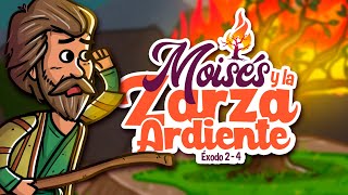 Moisés y la Zarza ardiente 🔥🌳  Historia de la Biblia  Mi Primera Biblia  21 [upl. by Nodarb709]