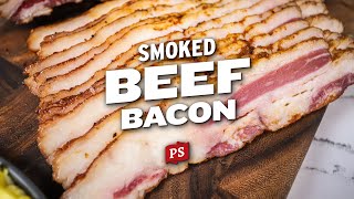 How to Make Beef Bacon  Smoked Beef Bacon Recipe [upl. by Nnanaej]