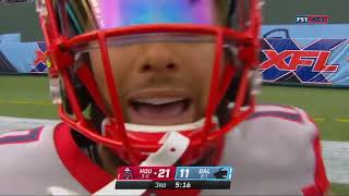 202031 Houston Roughnecks  Dallas Renegades Highlights XFL Week 4 [upl. by Ibmat149]