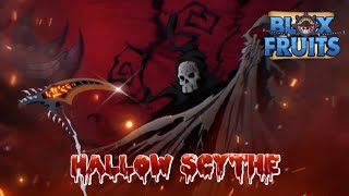 Mythical Hallow Scythe Showcase in Blox Fruits [upl. by Tiersten]