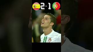 Portugal vs Spain 42 Ronaldo was unlucky 😔 EURO 2012 Penalty Shootout football ronaldo cr7 [upl. by Durkee]