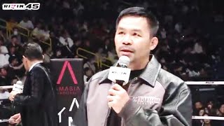 Manny Pacquiao vs Floyd Mayweather In RIZIN [upl. by Elliven]