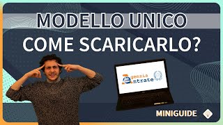 Come scaricare la dichiarazione dei redditi UNICO precompilata dal sito dellAgenzia delle Entrate [upl. by Annawot]