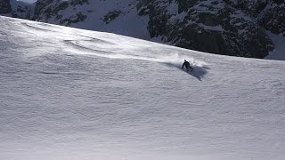 Col de la Floria Aiguilles Rouges Chamonix Mont Blanc ski de randonnée pente raide montagne [upl. by Accemahs958]