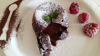 حلوة ساهلة ديال فوندو بالشكلاط طعم هائل  Fondant au chocolat [upl. by Vevina]