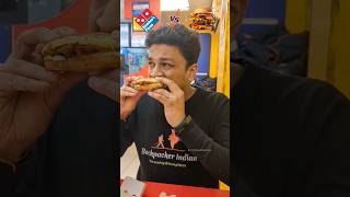 Dominos vs Street Food Burger Pizza 🔥 [upl. by Laure]