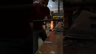 Playing with hot metal amazingwork machine fasteners smallbottle fasteners360 satisfying [upl. by Retnyw]