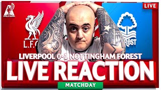 LIVERPOOL 01 NOTTINGHAM FOREST LIVE MATCH REACTION with Craig [upl. by Florin]