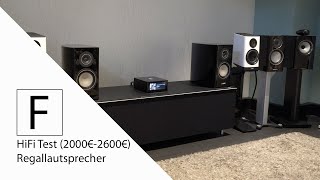 Regallautsprecher im Test 2000€2600€  Canton 9K Elac BS403 BampW 705 S2 Monitor Audio Gold 100 [upl. by Aline]