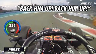 Perez being the best F1 teammate in Abu Dhabi [upl. by Acimahs157]