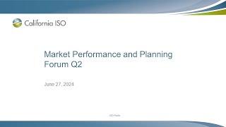 Jun 27 2024  Market Performance and Planning Forum Q2 [upl. by Arah]