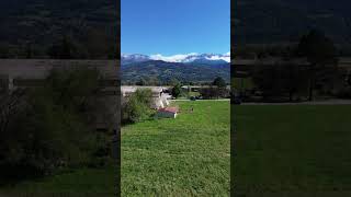 vue des vaches et de leur bâtiment vache drone farmer travel [upl. by Tsui252]