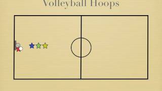 PE Games  Volleyball Hoops [upl. by Llecrad]