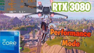 RTX 3080  I712700k Fortnite Performance Mode Low Settings 1080p [upl. by Dadivitan]