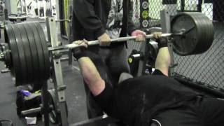 Eric Spoto Bench Press 600 raw 6 reps [upl. by Francois435]