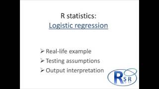 R  Logistic regression part 2 [upl. by Neelav]