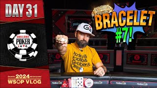 UNBELIEVABLE BRACELET RUN in the 50000 PPC   Daniel Negreanu 2024 WSOP VLOG Day 31 [upl. by Lemon]