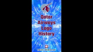 Qatar Airways Logo History shorts short shortvideo [upl. by Etteneg33]