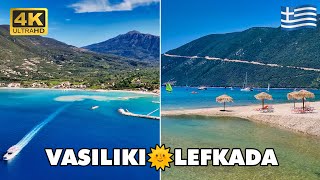 VASILIKI 🌞 Lefkada Island  Greece 🇬🇷  Charming Village  Walking Tour 4K UHD [upl. by Domenic]