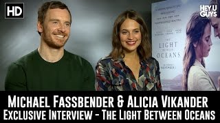 Michael Fassbender Sings to Alicia Vikander [upl. by Goebel]