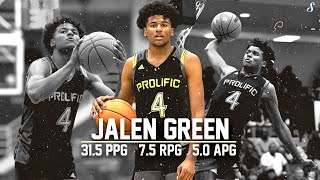 Jalen Green Prolific Prep 201920 Season Highlights Montage  315 PPG 75 RPG 50 APG G League [upl. by Feola]