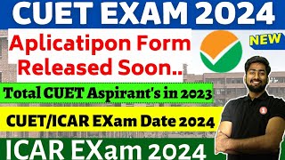 CUET UG 2024 Application Form  CUETICAR Exam 2024  Offline CUET Exam in 2024 CUET Exam date 2024 [upl. by Allicerp]