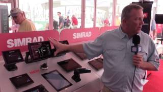 Simrad GO9 XSE  Miami Boat Show 2017 [upl. by Aranaj]