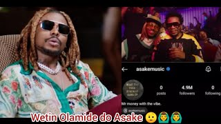 Asake and his boss Olamide get beef Reactions as Asake unfollows Olamide [upl. by Harv]