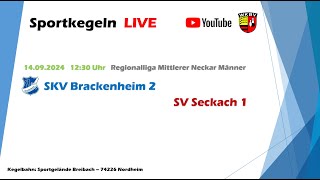 SKV Brackenheim 2  SV Seckach 1 Regionalliga MN Männer [upl. by Ehsiom184]