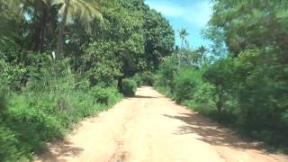 Kenya 139 Road to Twiga Lodge in Diani [upl. by Lucilia]