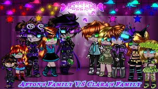 Aftons Family VS Claras Family Singing battle  FNaF  SparkleAftøn [upl. by Akzseinga]