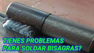 Como soldar bisagras tubulares [upl. by Kaz]