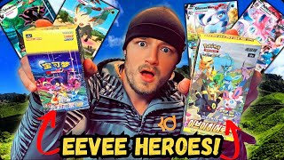 Opening Pokemon Eevee Heroes In Chinese and Korean [upl. by Eddana542]