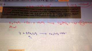 A21 Iodometric Titration [upl. by Attena54]