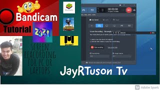 How to use BANDICAM Screen Recording for PCLAPTOP TUTORIAL  TAGALOG [upl. by Beebe]