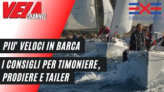 Andare più veloci in barca a vela  Consigli per Timoniere Prodiere e Tailer dal Supercorso Caprera [upl. by Artinak]