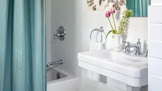 Small Bathroom Makeover Where To Save amp Splurge [upl. by Svensen489]