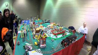 Lansing Model Railroad Club train show 2014 GoPro [upl. by Christabella605]