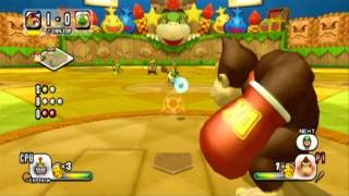 Mario Super Sluggers Challenge Mode  Vs Bowser Jr [upl. by Yate]